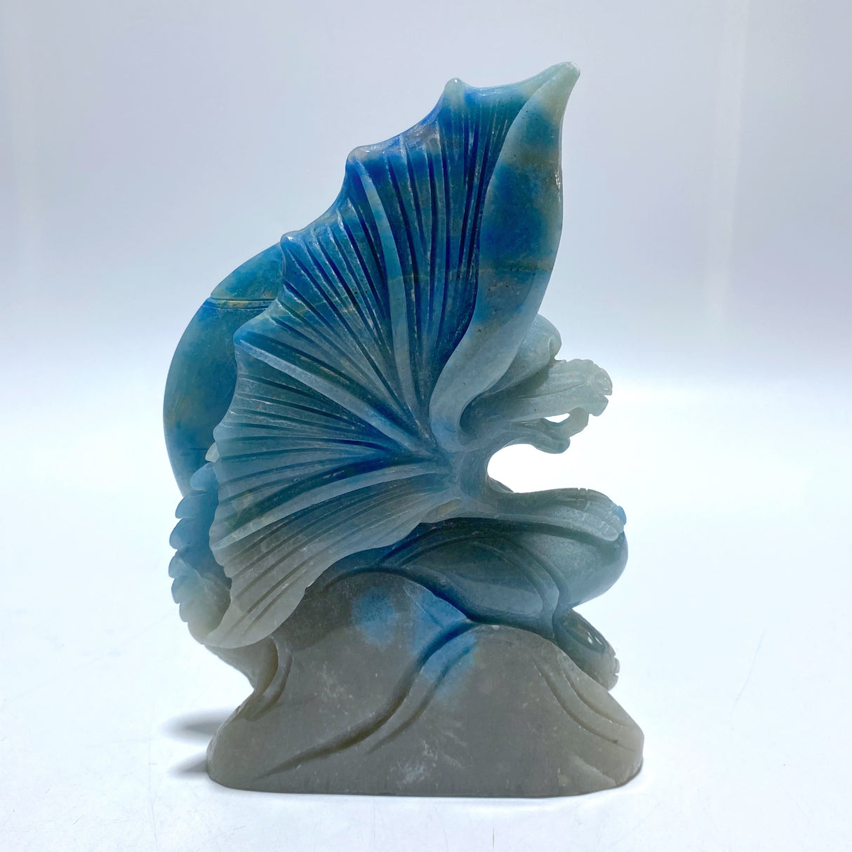 Unique Trolleite Flying Dragon Carving