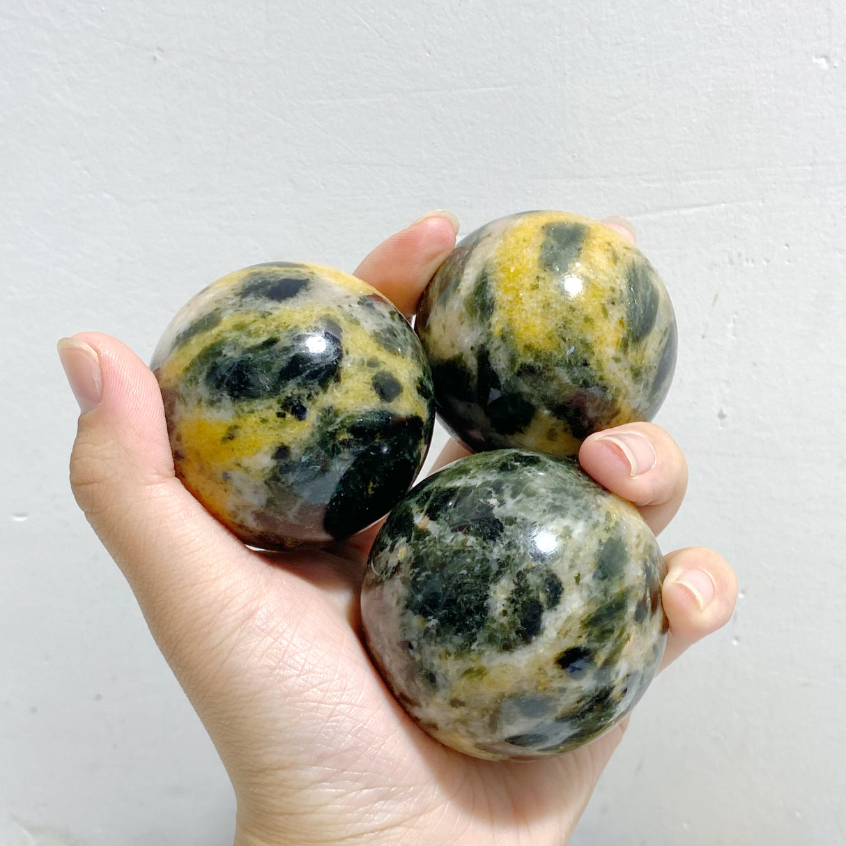 16 Pieces Seraphinite Spheres