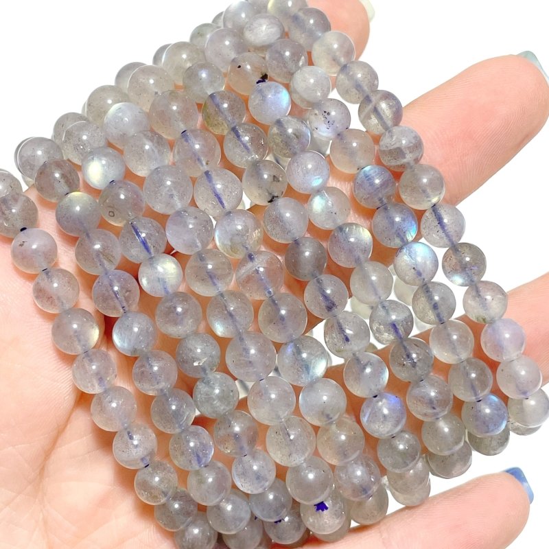 6mm Flash Labradorite Bracelets Wholesale (small circumference) - Wholesale Crystals