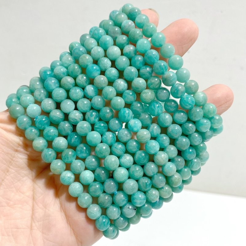 6mm Tiger Eye Amazonite Moonstone Hawk's Eye Bracelet Wholesale -Wholesale Crystals