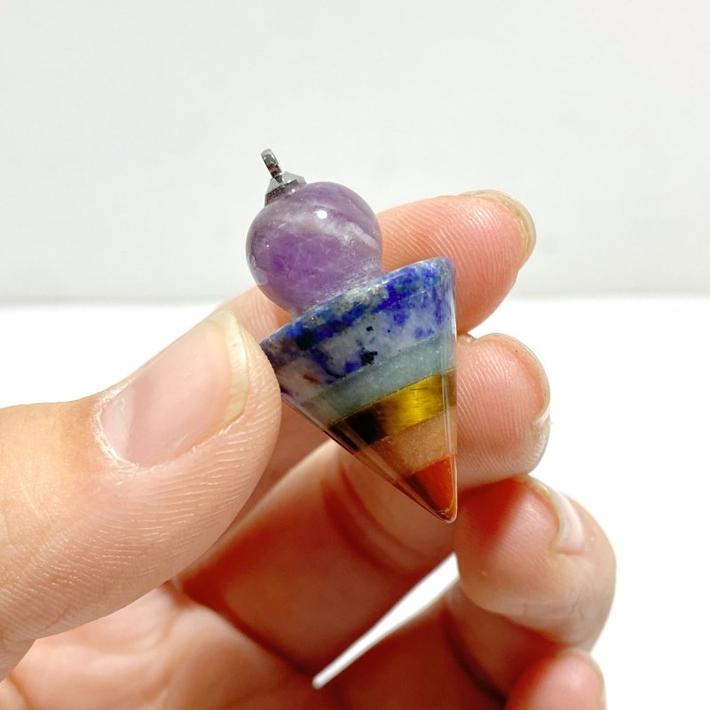 7 Chakra Pendulum Pendants Wholesale - Wholesale Crystals