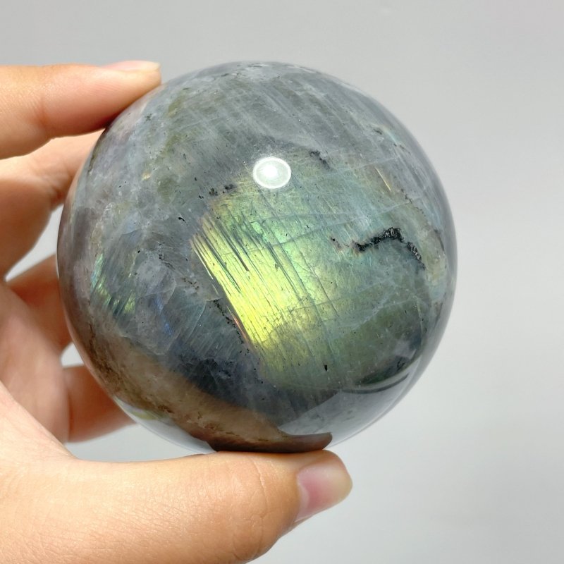 7 Pieces Large Labradorite Spheres Clearance - Wholesale Crystals