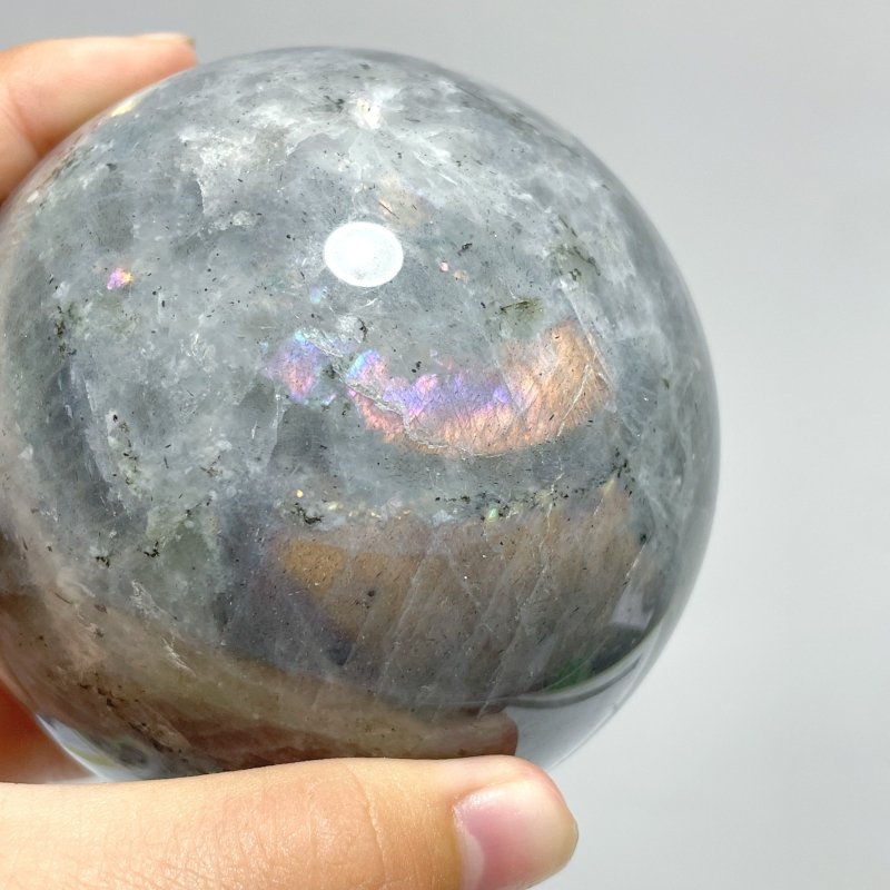 7 Pieces Large Labradorite Spheres Clearance - Wholesale Crystals
