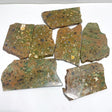 7 Pieces Peacock Eye Rain Forest Jasper Slab - Wholesale Crystals
