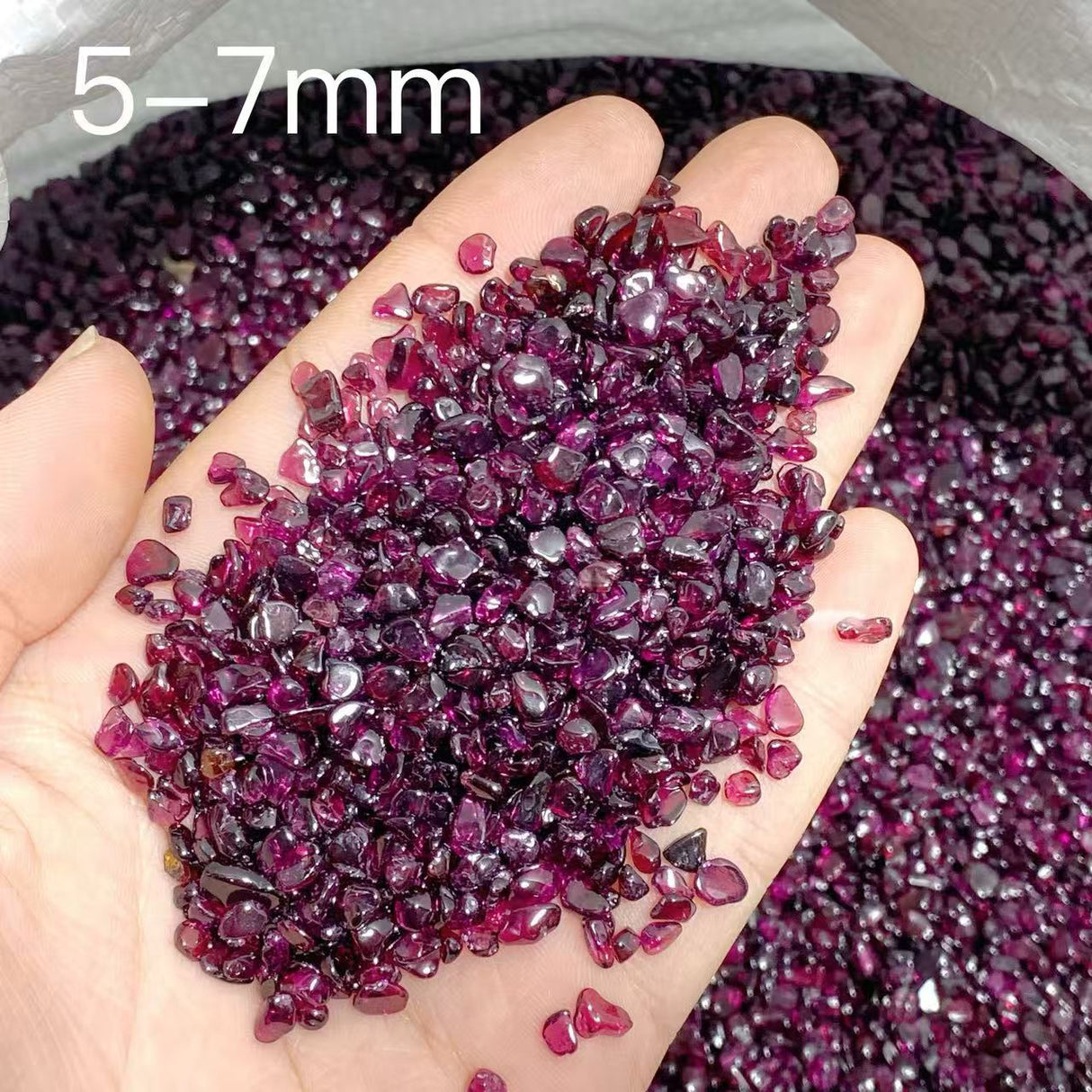 High Quality Purple Garnet Gravel Chips Wholesale