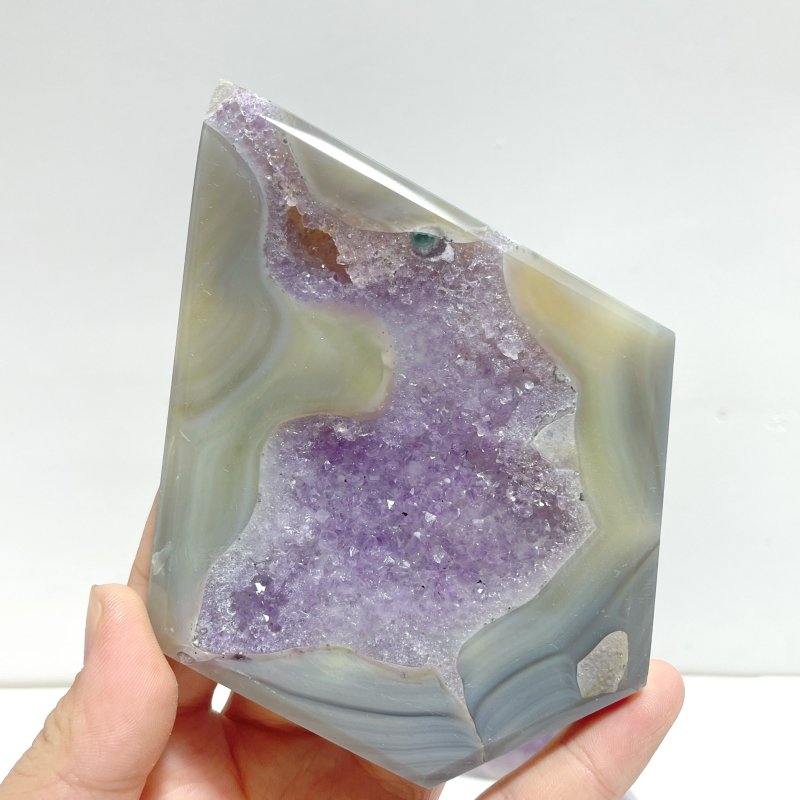 8 Pieces Beautiful Large Geode Druzy Agate Arrow Head Shape - Wholesale Crystals