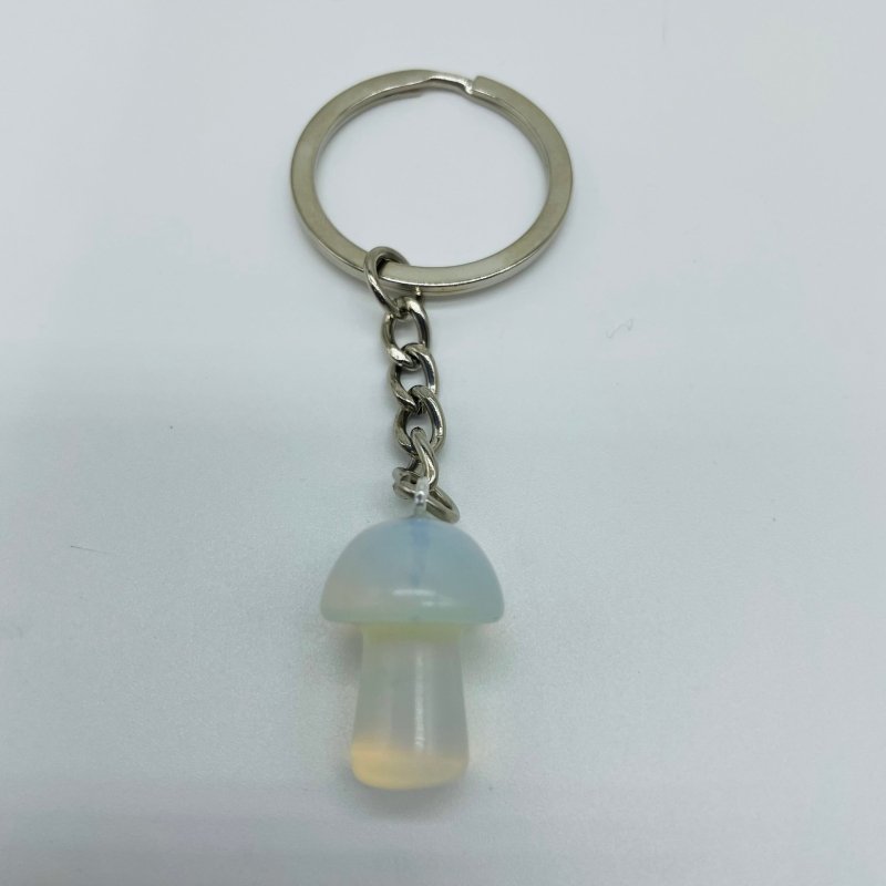 8 Types Mini Mushroom Keychain Wholesale Rhodonite Carnelian Lapis Lazuli -Wholesale Crystals