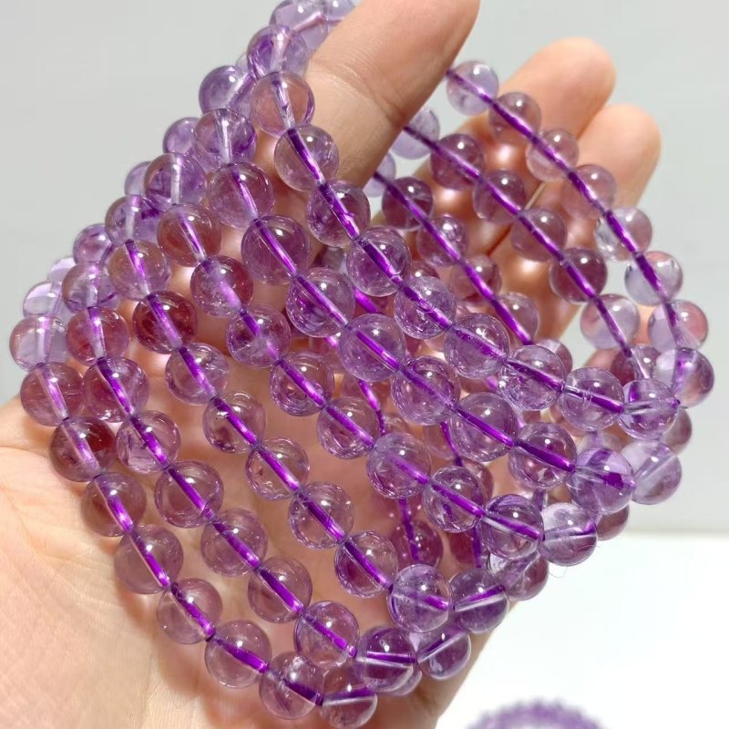 8mm Lavender Amethyst Bracelets Wholesale - Wholesale Crystals