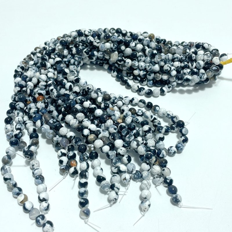 8mm Stripe Beads Bracelets Wholesale Clear Quartz Black Tourmaline Obsidian - Wholesale Crystals