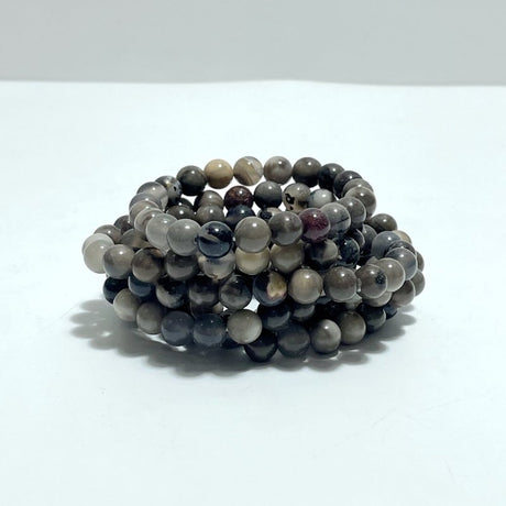 8mm Volcano Agate Bracelet Wholesale(UV - Reactive) - Wholesale Crystals