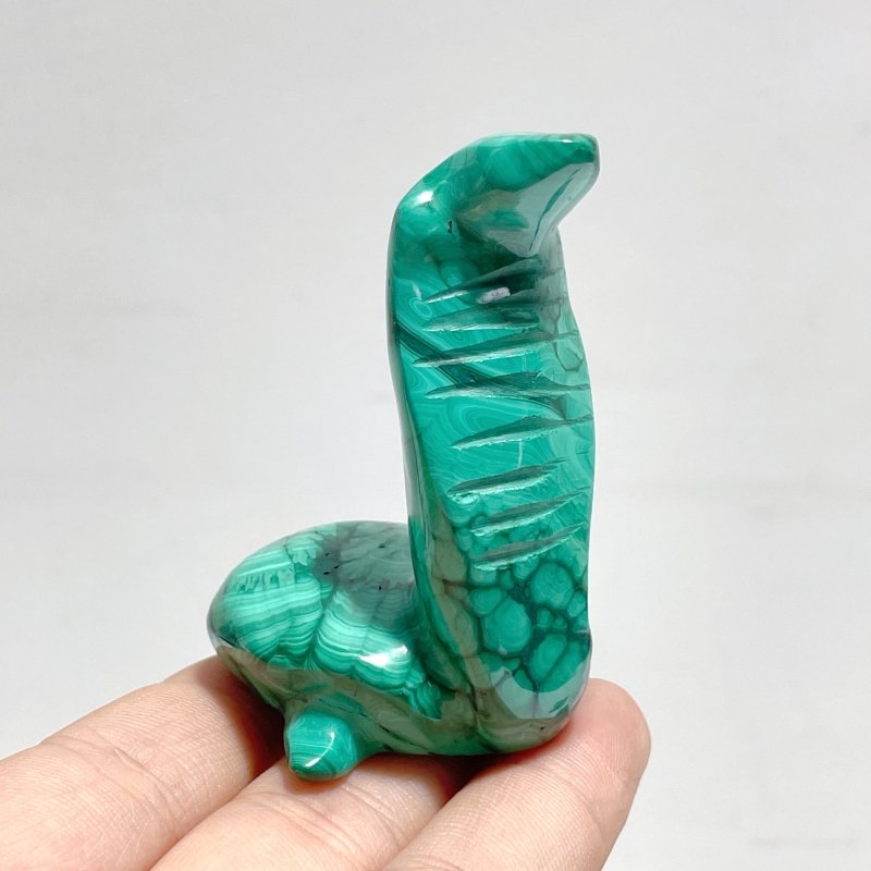 9 Pieces Malachite Mixed Animals Carving - Wholesale Crystals