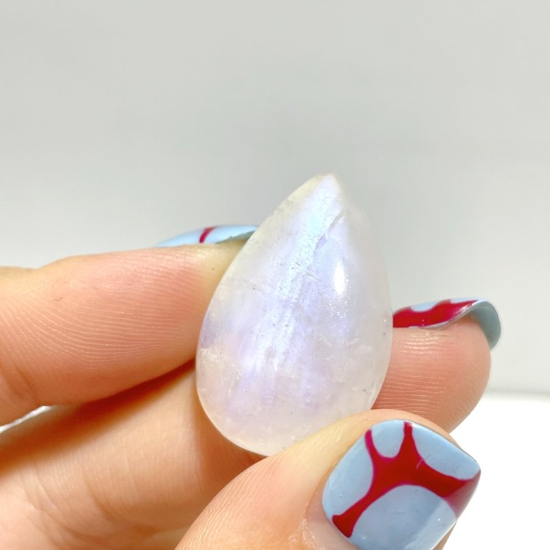 9 Pieces Moonstone Teardrop Shape DIY Pendant - Wholesale Crystals