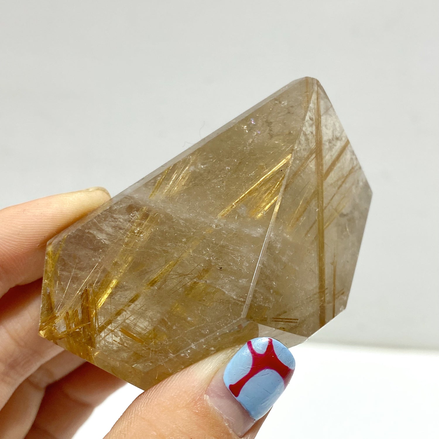 7 Pieces High Quality Golden Rutile Quartz Free Form Home Decor