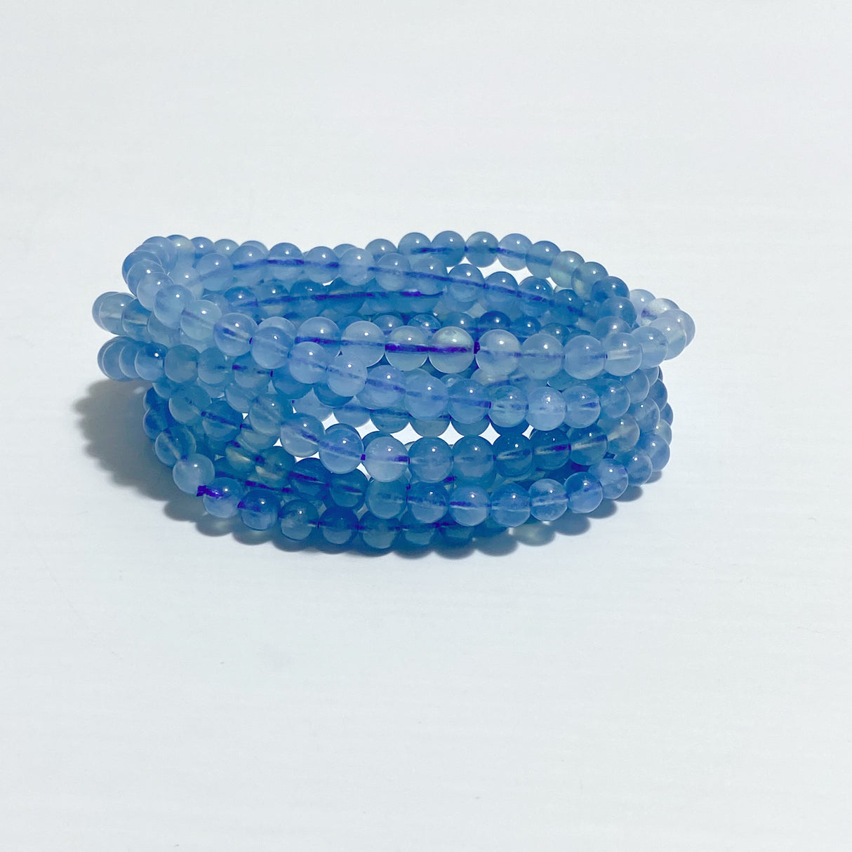 3 Pieces Aquamarine 3-Loop Bracelet For DIY