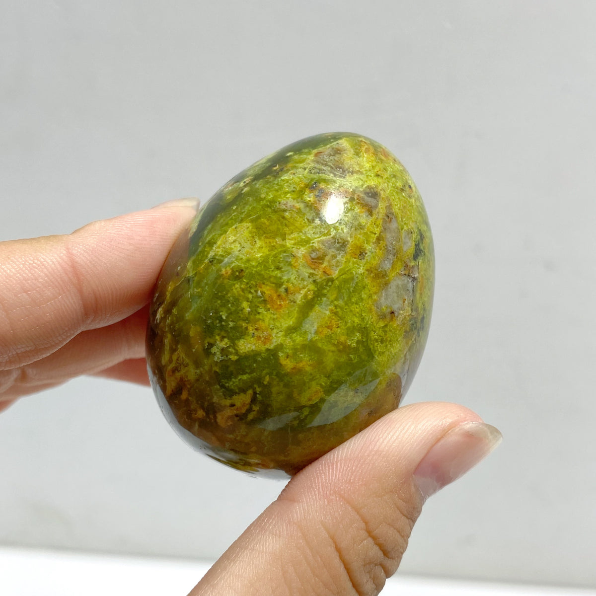 23 Pieces Green Opal Eggs (Defect)