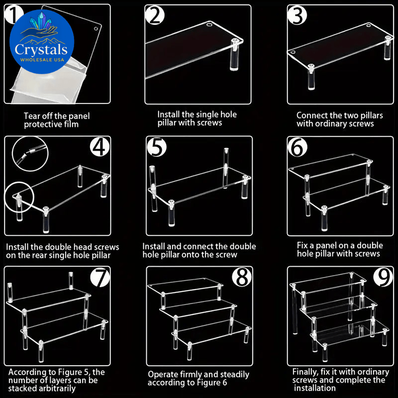 Acrylic Crystal Stands 5 - Wholesale Crystals