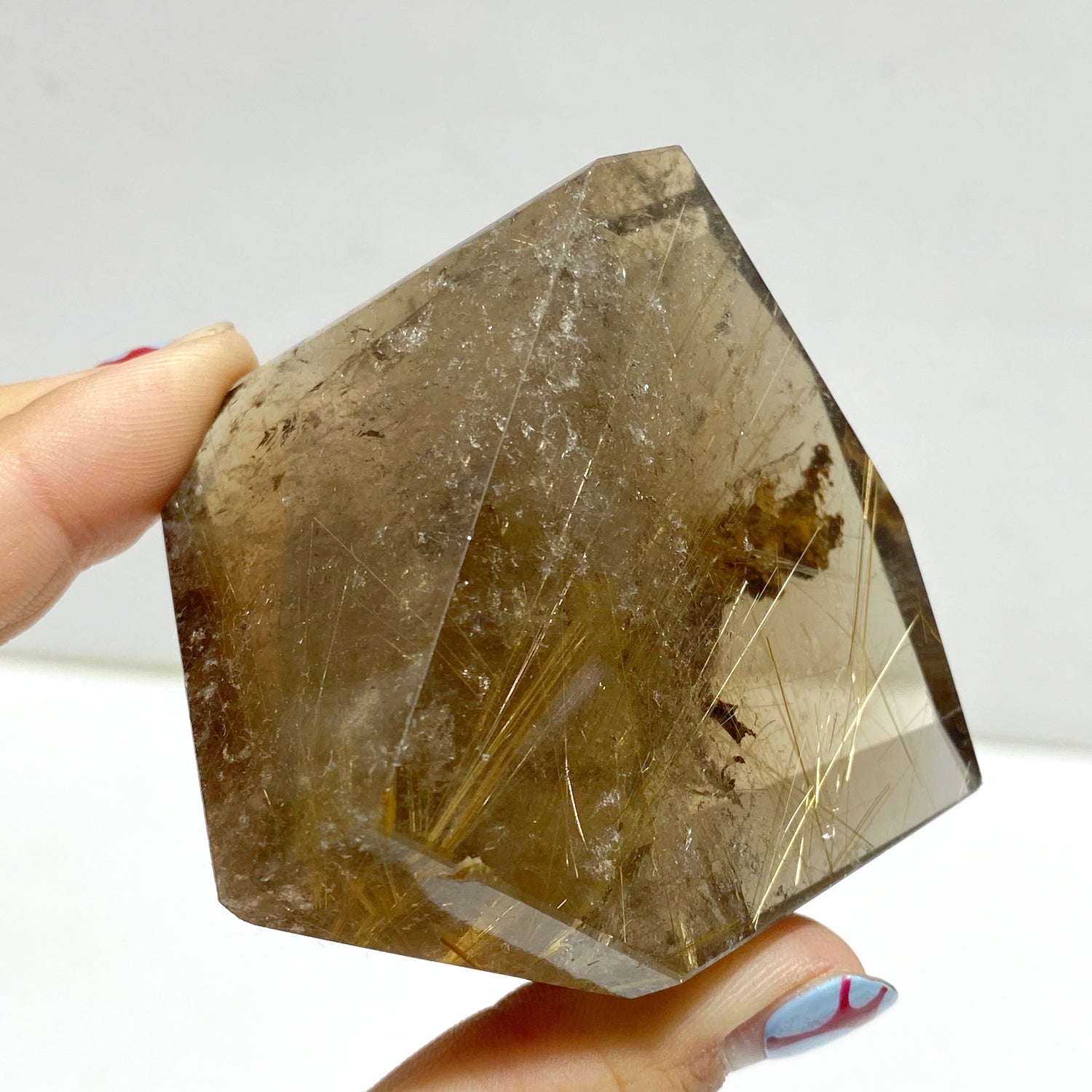 7 Pieces High Quality Golden Rutile Quartz Free Form Home Decor