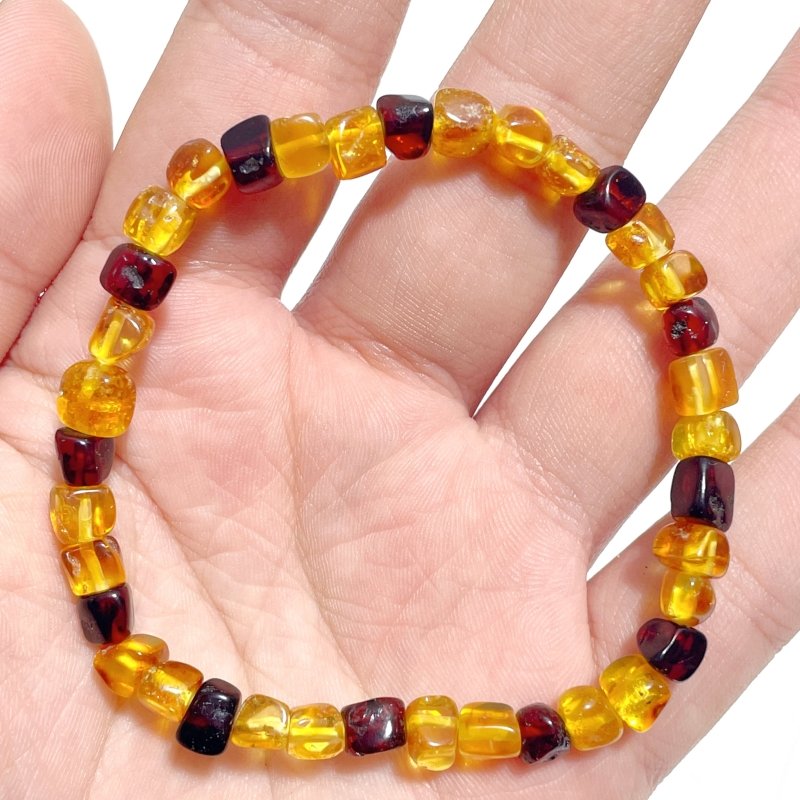 Amber Free Form Bracelets Wholesale - Wholesale Crystals