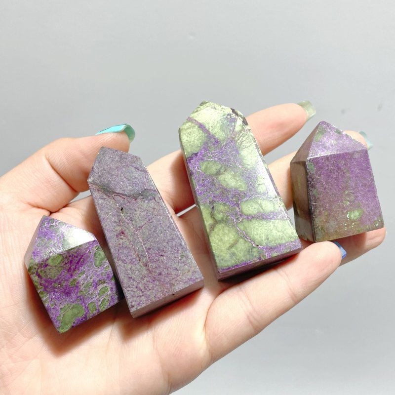 Atlantisite Four - sided Tower Point Wholesale - Wholesale Crystals
