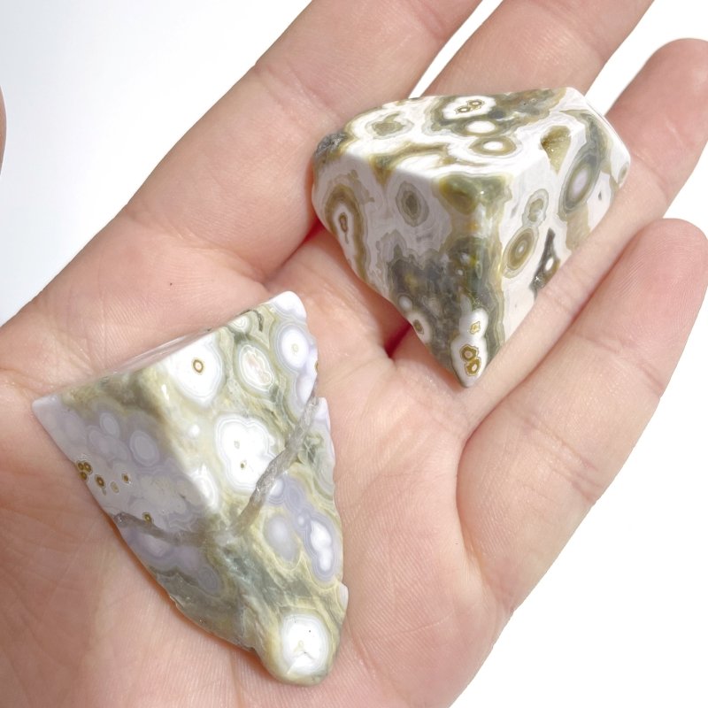 Beautiful 8th Vein Ocean Jasper Small Free Form Wholesale - Wholesale Crystals