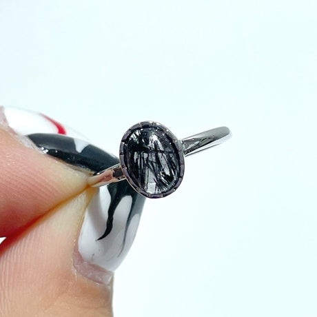 Beautiful Black Tourmaline Ring Crystal Wholesale - Wholesale Crystals
