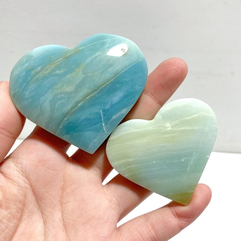 Beautiful Caribbean Calcite Heart Wholesale - Wholesale Crystals