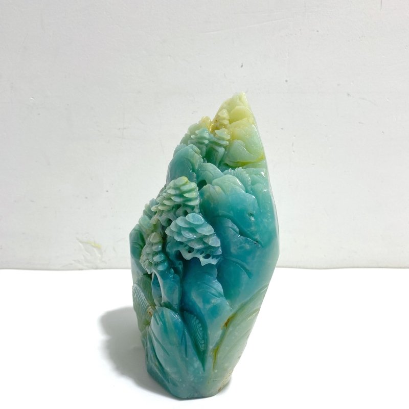 Beautiful Caribbean Calcite Landscape Pavilion Carving 2 - Wholesale Crystals