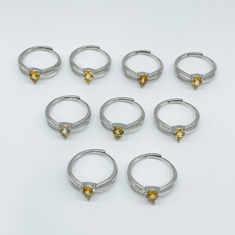 Beautiful Citrine Cut Faceted Ring Wholesale - Wholesale Crystals
