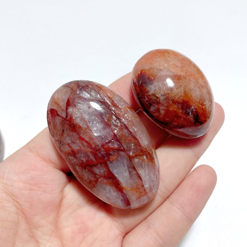 Beautiful Fire Quartz Tumbled/Palm Wholesale - Wholesale Crystals