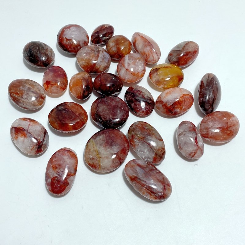 Beautiful Fire Quartz Tumbled/Palm Wholesale - Wholesale Crystals