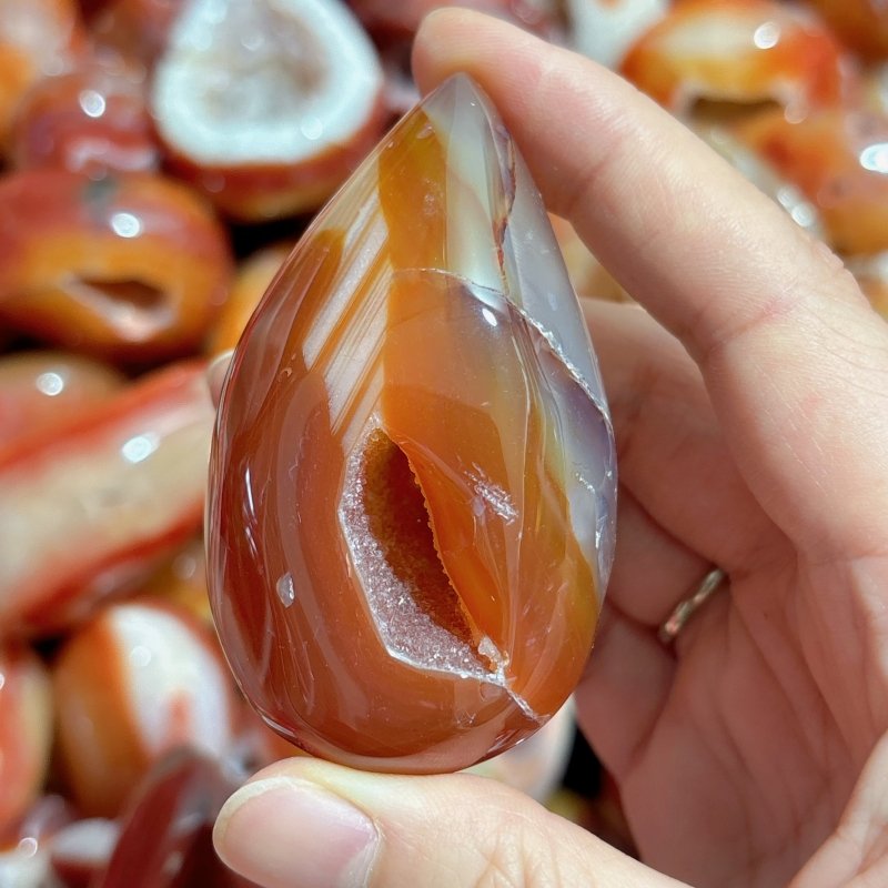 Beautiful Geode Druzy Carnelian Wholesale - Wholesale Crystals