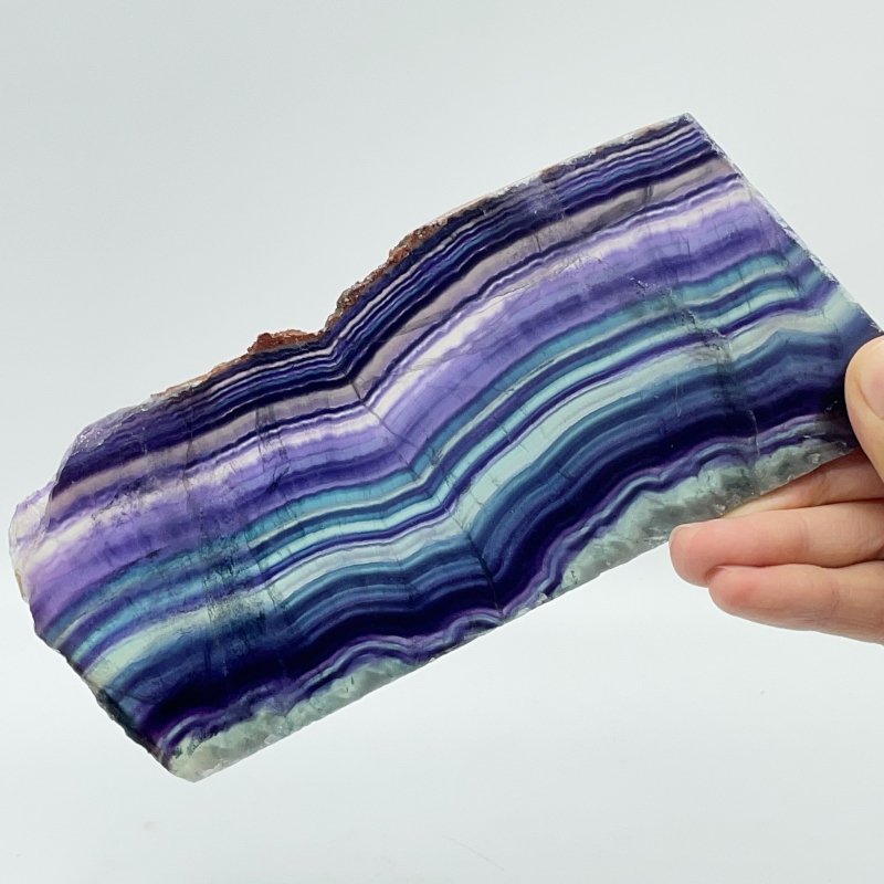 Beautiful Rainbow Fluorite Slab Wholesale -Wholesale Crystals