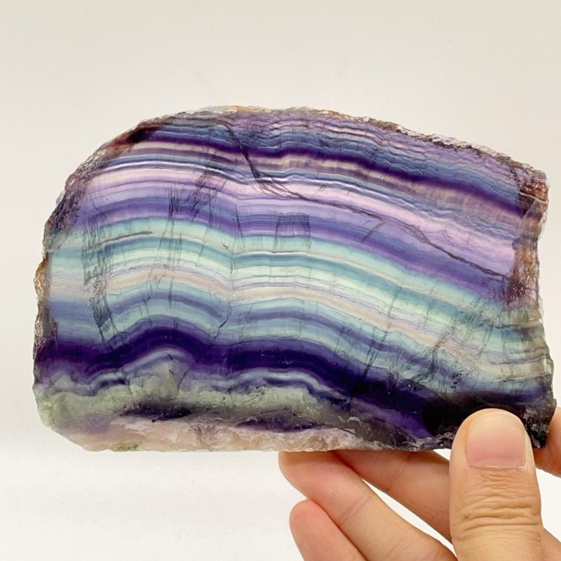 Beautiful Rainbow Fluorite Slab Wholesale -Wholesale Crystals