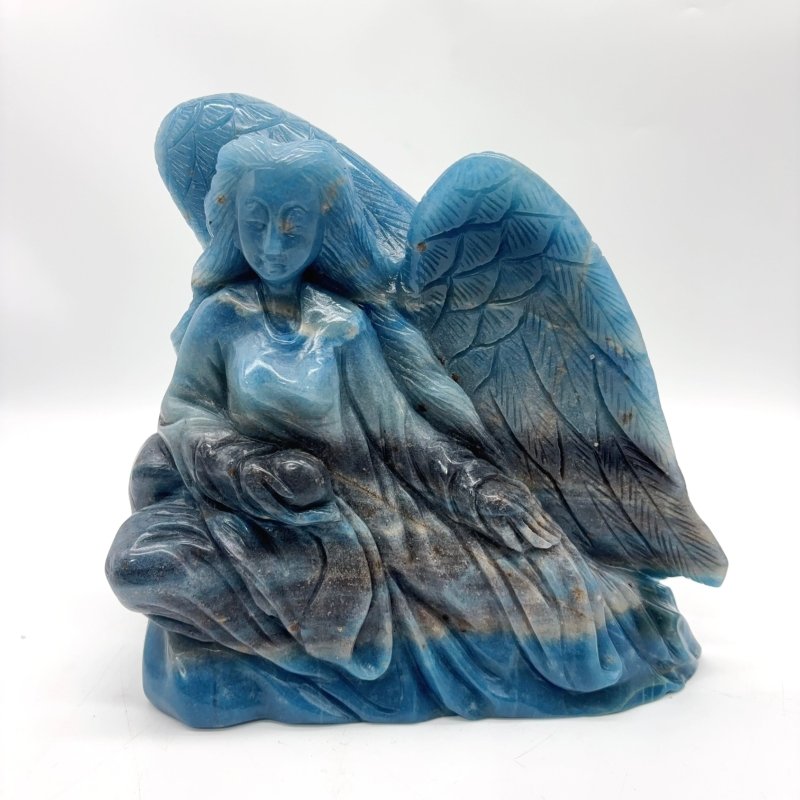 Beautiful Trolleite Angel Girl Carving -Wholesale Crystals