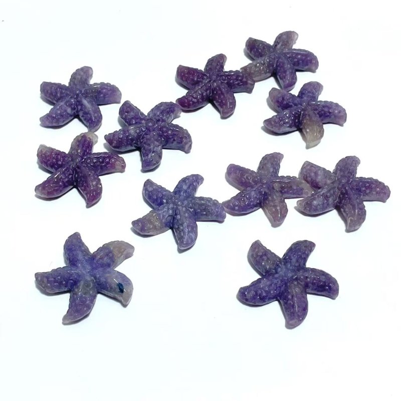 Beautiful Unicorn Stone Starfish Carving Wholesale - Wholesale Crystals