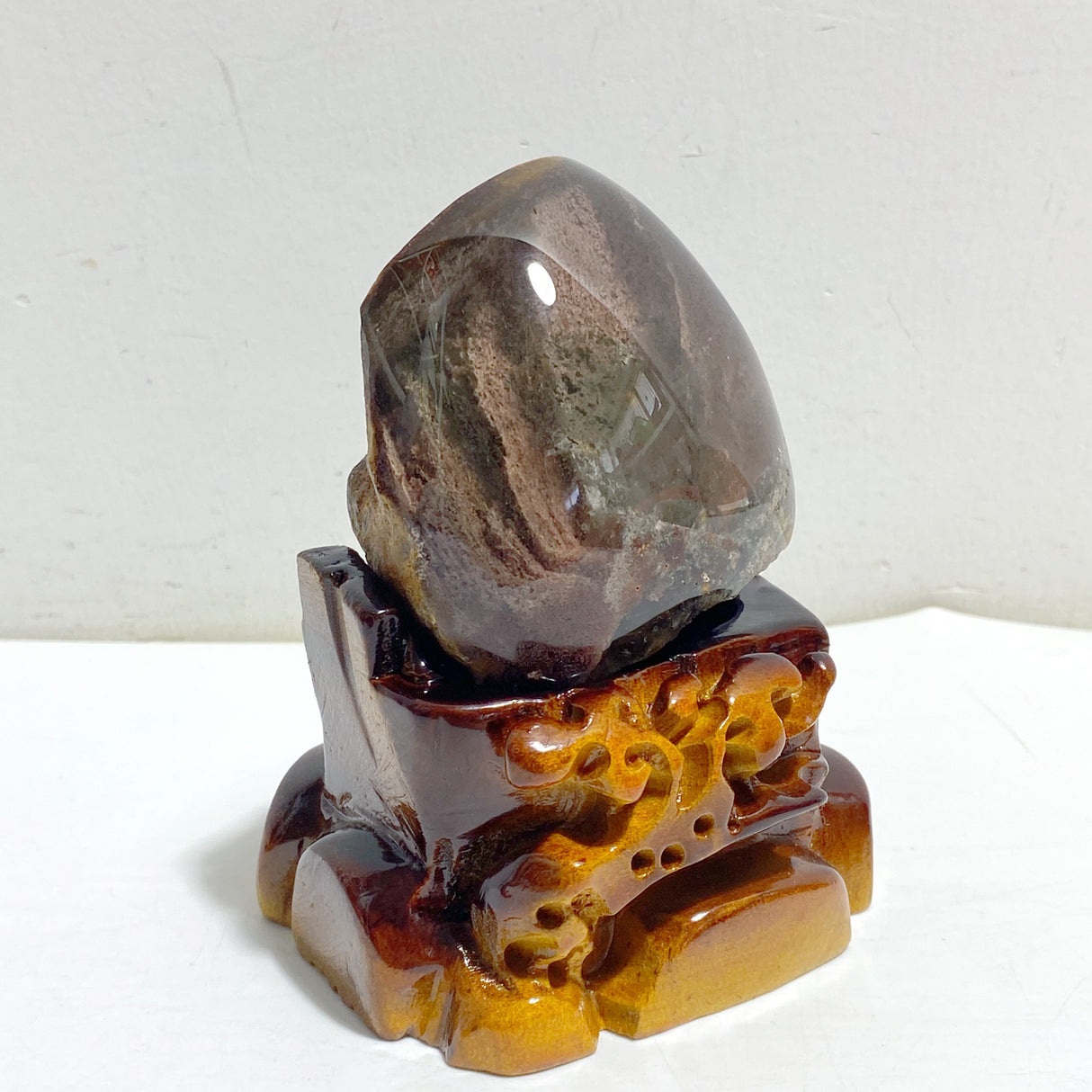 2 Pieces Beautiful Garden Quartz With Stand