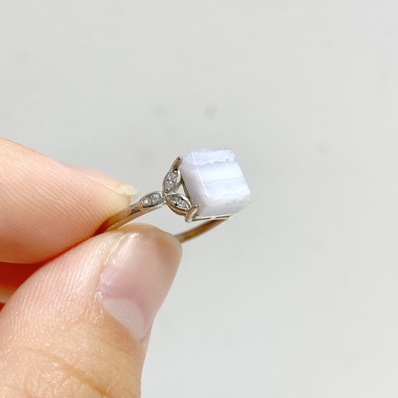 Blue Lace Agate Ring Wholesale - Wholesale Crystals