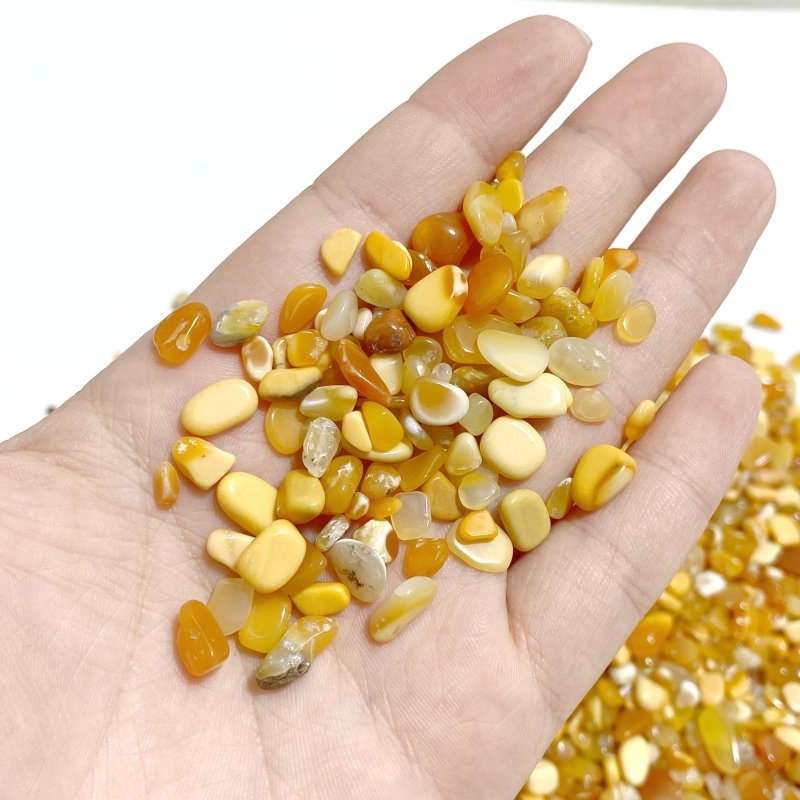 Burmese Yellow Jade Gravel Chips Wholesale -Wholesale Crystals