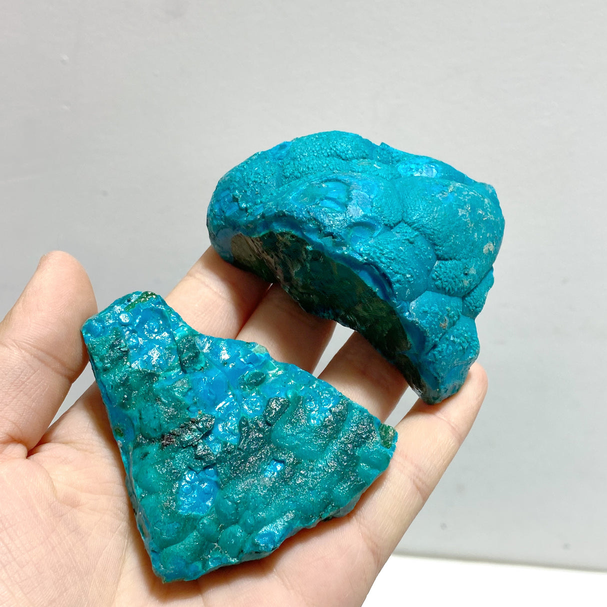 31 Pieces Beautiful Raw Chrysocolla Mixed Malachite Specimen