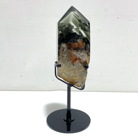 Garden Quartz Raw Bottom Point With Stand #1