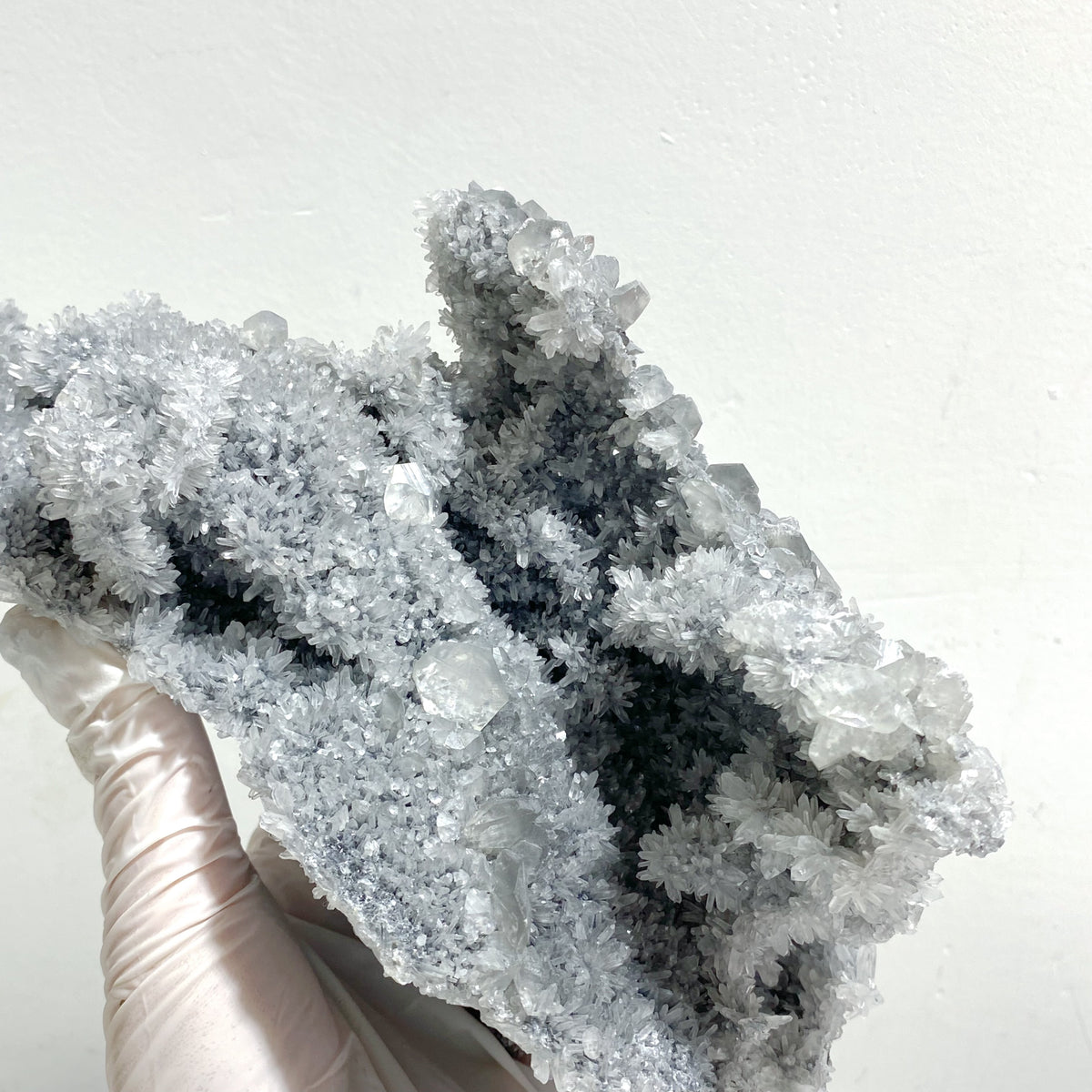 5 Pieces Large Black Clear Quartz Cluster Specimen For Collection