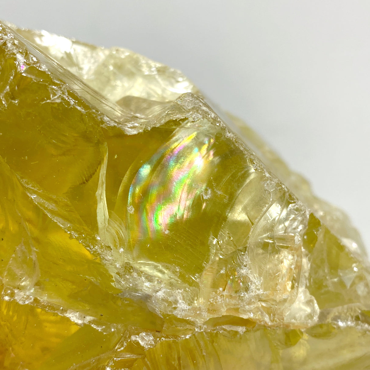 2 Pieces Large Citrine Raw Stone Specimen With Beautiful Rainbow #9