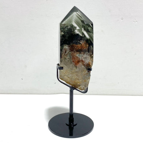 Garden Quartz Raw Bottom Point With Stand 1 - Wholesale Crystals