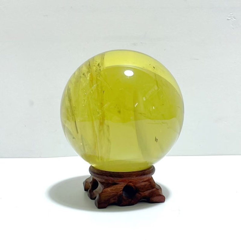 High Quality Citrine Spheres With Rainbow For Collection - Wholesale Crystals