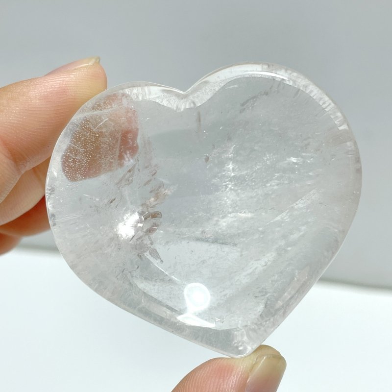 High Quality Clear Quartz Heart Shape Bowl Wholesale - Wholesale Crystals
