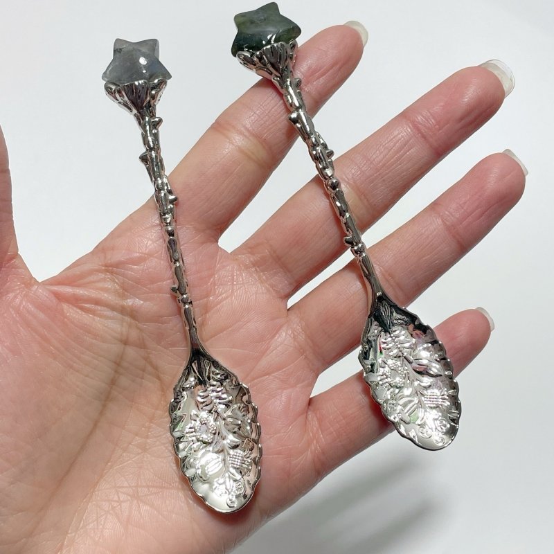 High Quality Mini Labradorite Star Coffee Spoon Wholesale - Wholesale Crystals