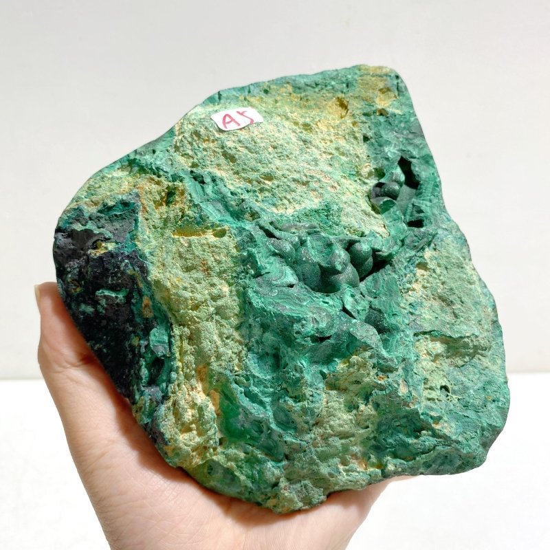 High Quality Polished Malachite With Stand Home Decor -Wholesale Crystals