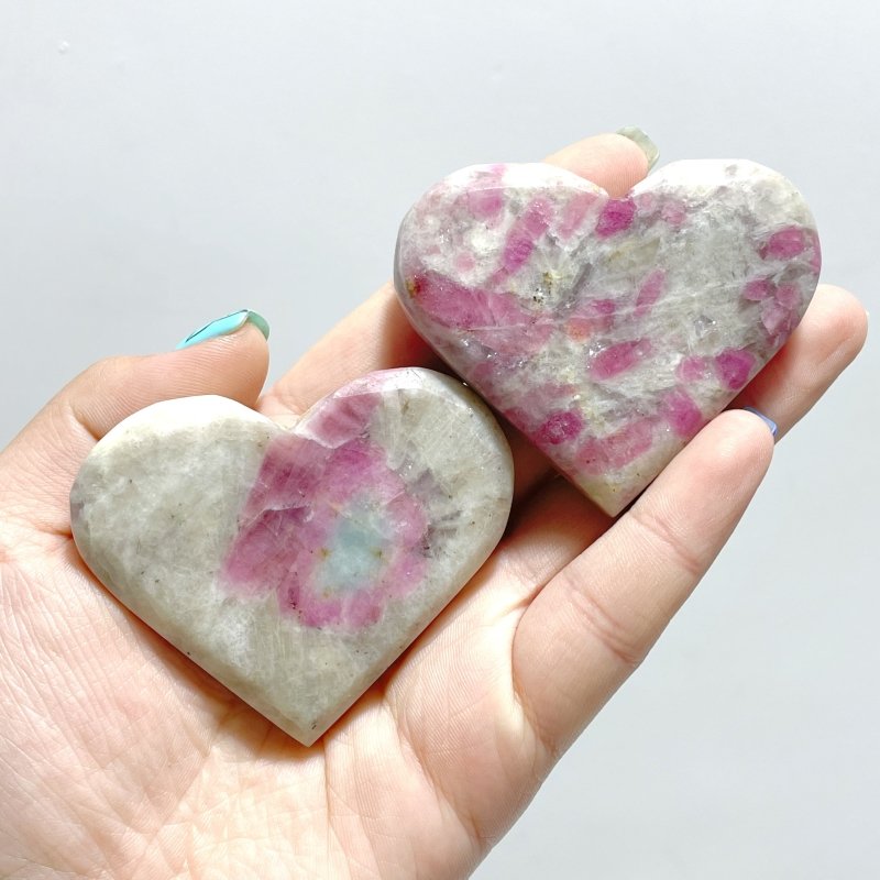 High Quality Red Tourmaline Heart Wholesale - Wholesale Crystals