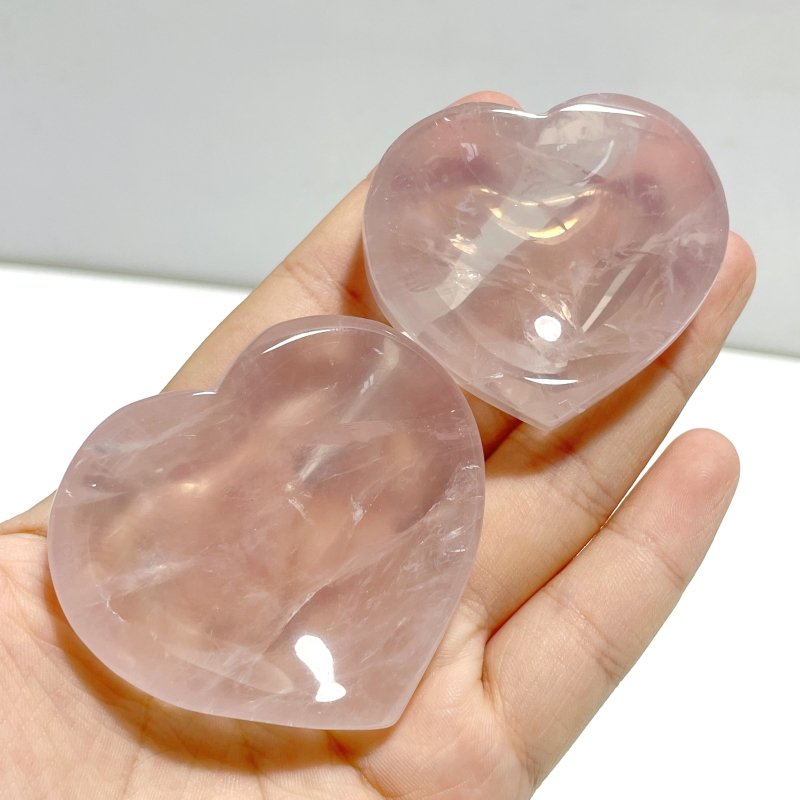 High Quality Rose Quartz Heart Shape Bowl Wholesale - Wholesale Crystals