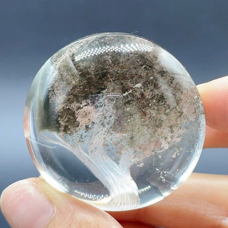 High Quality Scenery Colorful Tree Garden Quartz Inner Scene Carving(HGUD06) -Wholesale Crystals